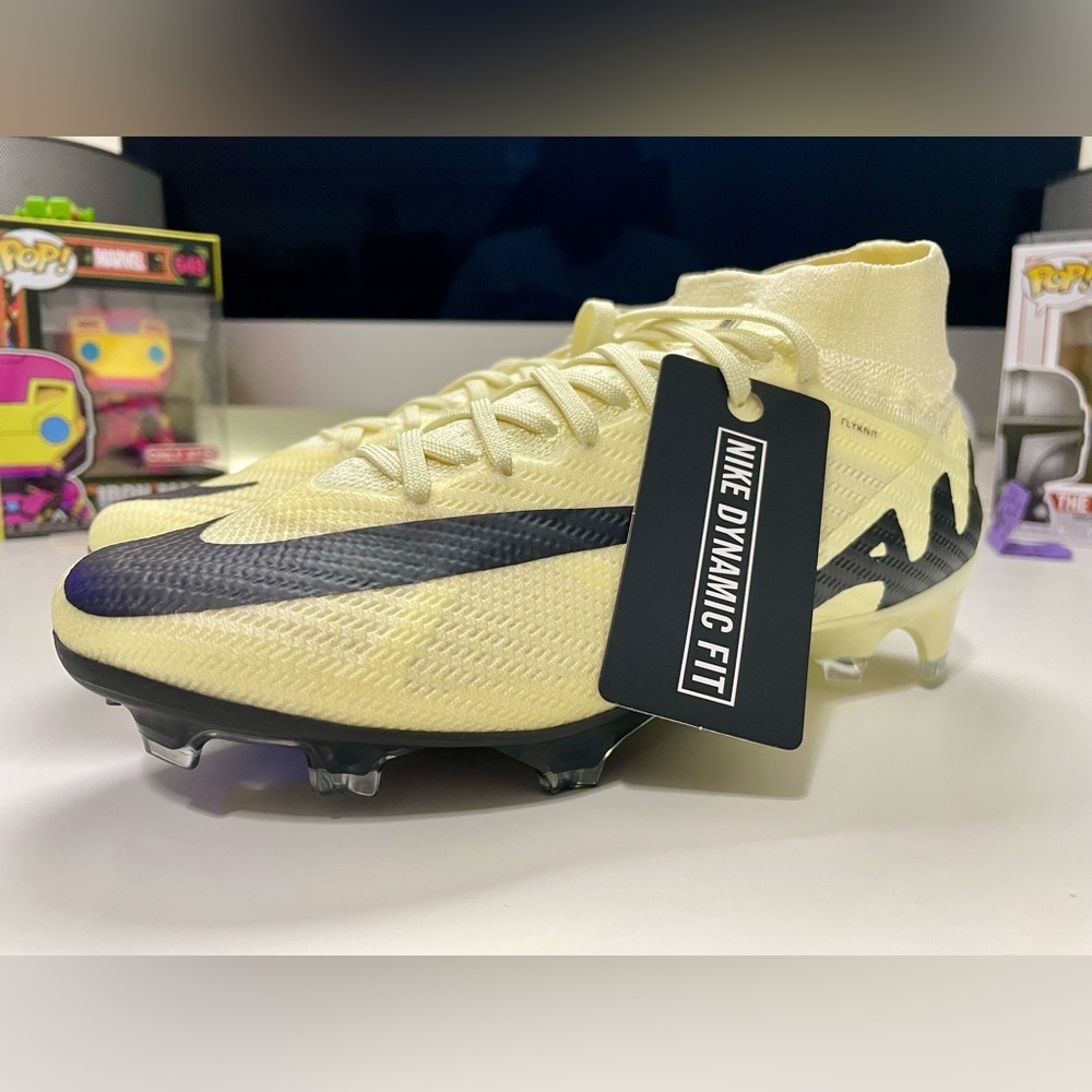 Nike Zoom Mercurial Superfly 9 Elite FG “Lemonade” Mens Size 4/ Womens size 5.5